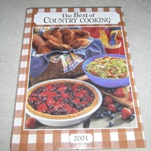 2001 The Best of Country Cooking Cookbook HC